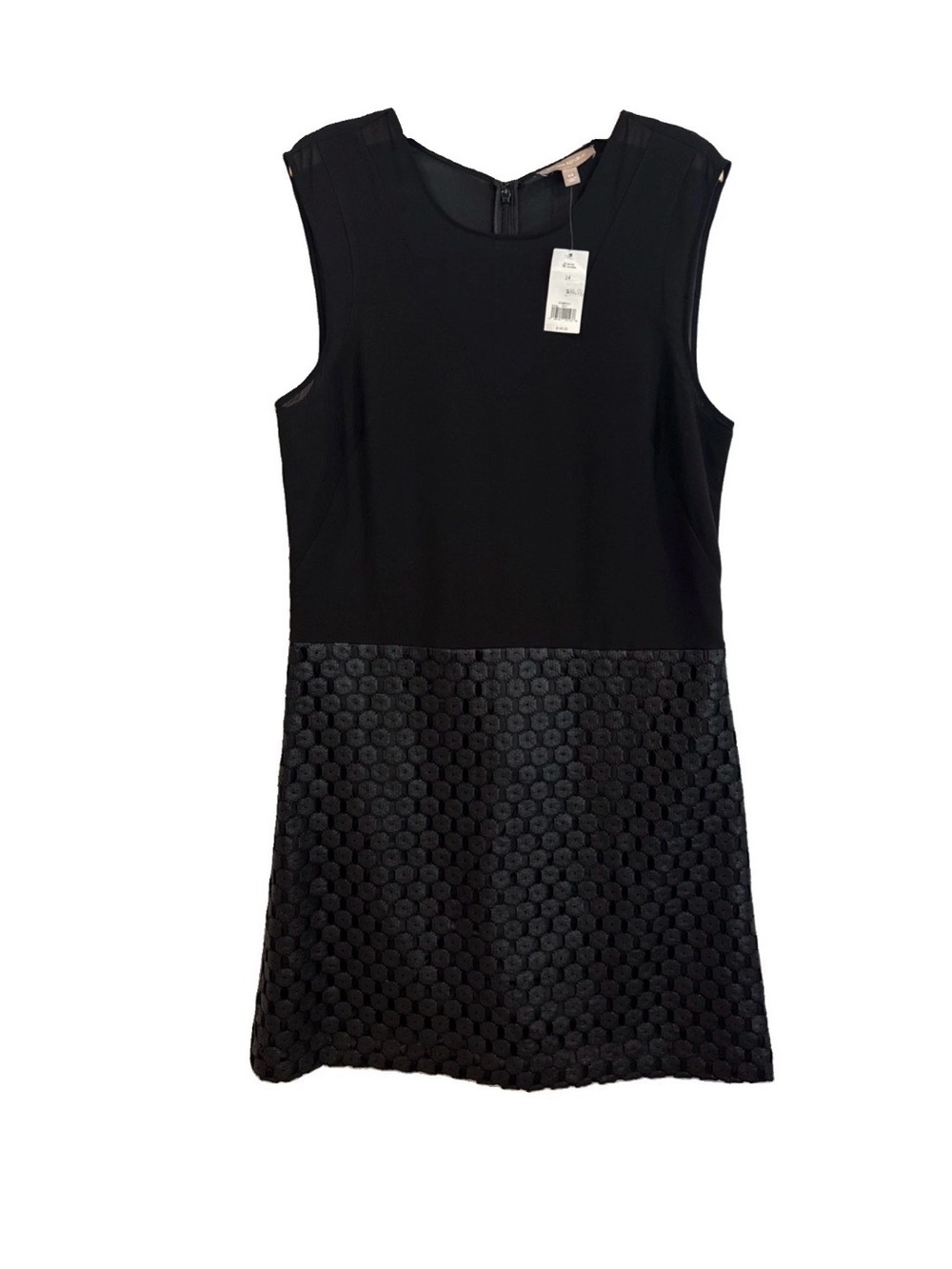 Banana Republic Black Sleeveless Mini Dress NWT